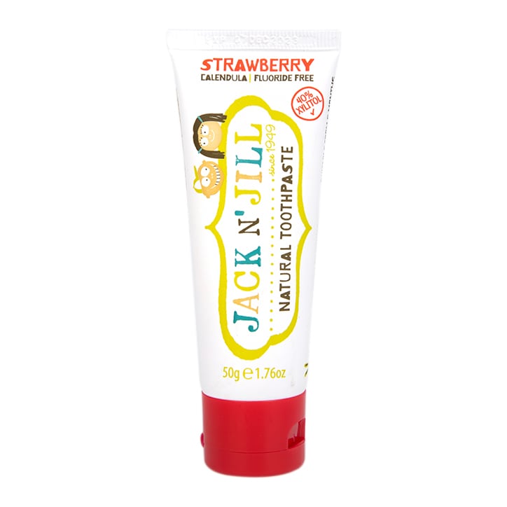 Jack N' Jill Natural Toothpaste Organic Strawberry 50g Natural Baby Skincare & Toiletries Holland&Barrett   