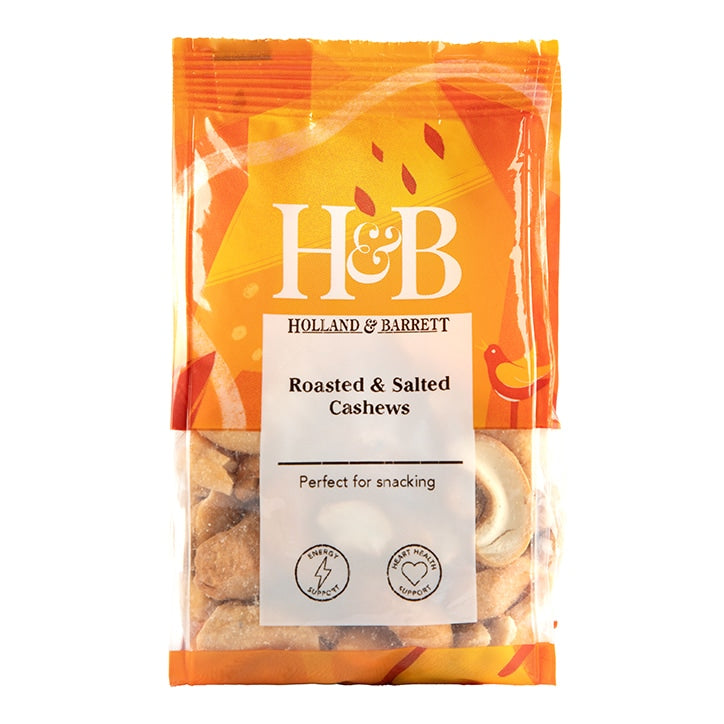 Holland & Barrett Roasted & Salted Cashew Nuts 100g