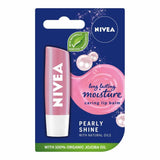 NIVEA Pearly Shine Lip Balm, 4.8g Lip Balm Boots   