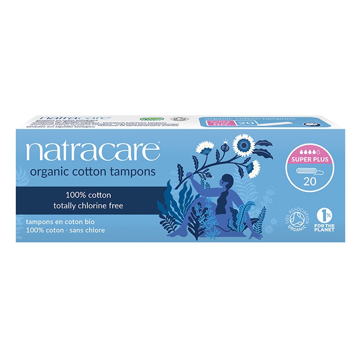 Natracare Natural Organic Cotton Tampons 20 Super Plus Tampons Holland&Barrett   