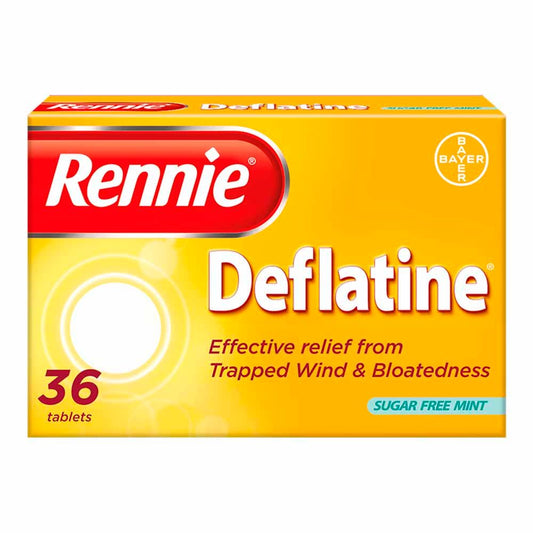 Rennie Deflatine Tablets 36 pack Indigestion and Heartburn Remedies McGrocer Direct   
