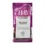 Holland & Barrett Juice Infused Cranberries 400g Dried Fruit Holland&Barrett   