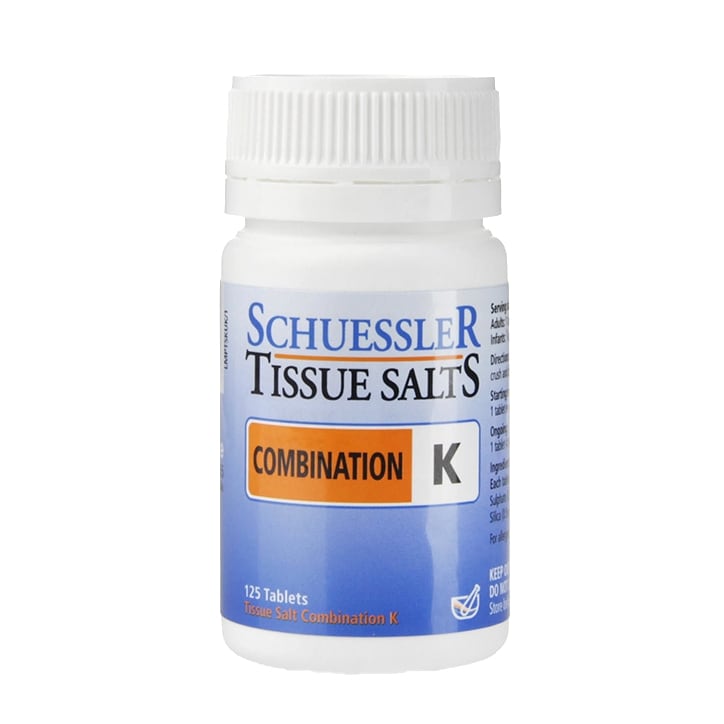 Schuessler Combination K Tissue Salts 125 Tablets Tissue Salts Tablets Holland&Barrett   