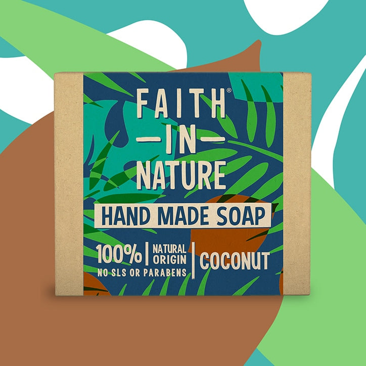 Faith in Nature Coconut Soap 100g Washing & Bathing Holland&Barrett   