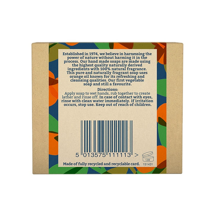 Faith in Nature Orange Soap 100g Washing & Bathing Holland&Barrett   