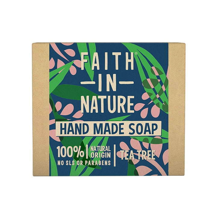 Faith in Nature Tea Tree Soap 100g Washing & Bathing Holland&Barrett   