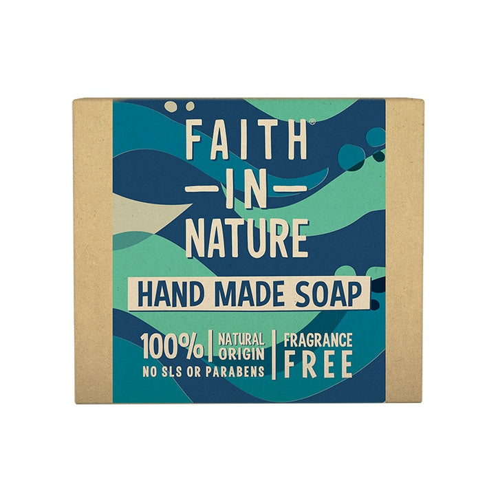 Faith in Nature Unfragranced Seaweed Soap 100g Washing & Bathing Holland&Barrett   