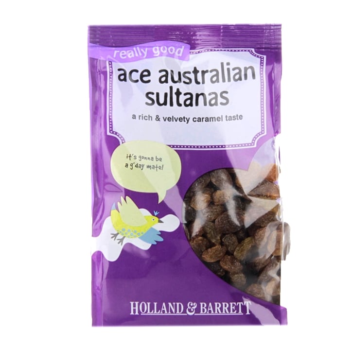 Holland & Barrett Australian Sultanas 250g Dried Fruit Holland&Barrett   