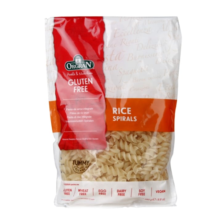 Orgran Gluten Free Rice Spirals 250g