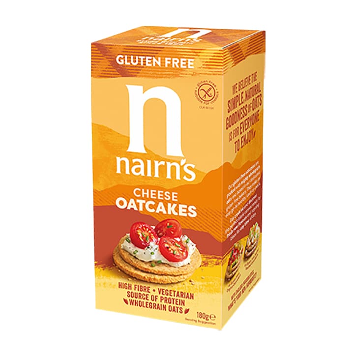 Nairn's Cheese Oatcakes 135g Savoury Snacks Holland&Barrett   