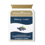 Fitness Pharma Bilberry & Lutein 60 Tablets GOODS Holland&Barrett   