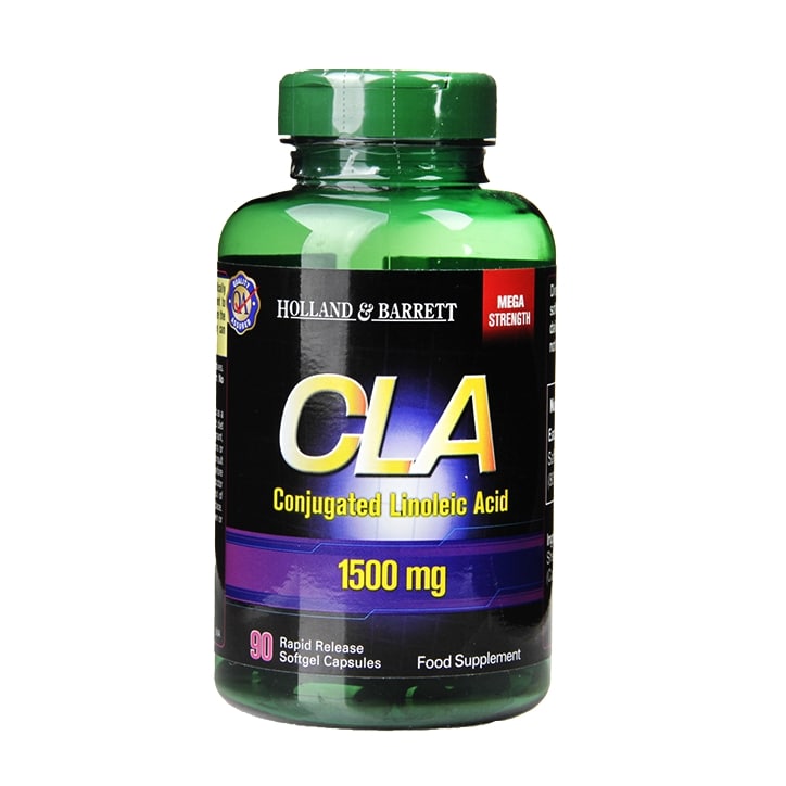 Holland & Barrett Mega Strength CLA 90 Softgel Capsules 1500mg