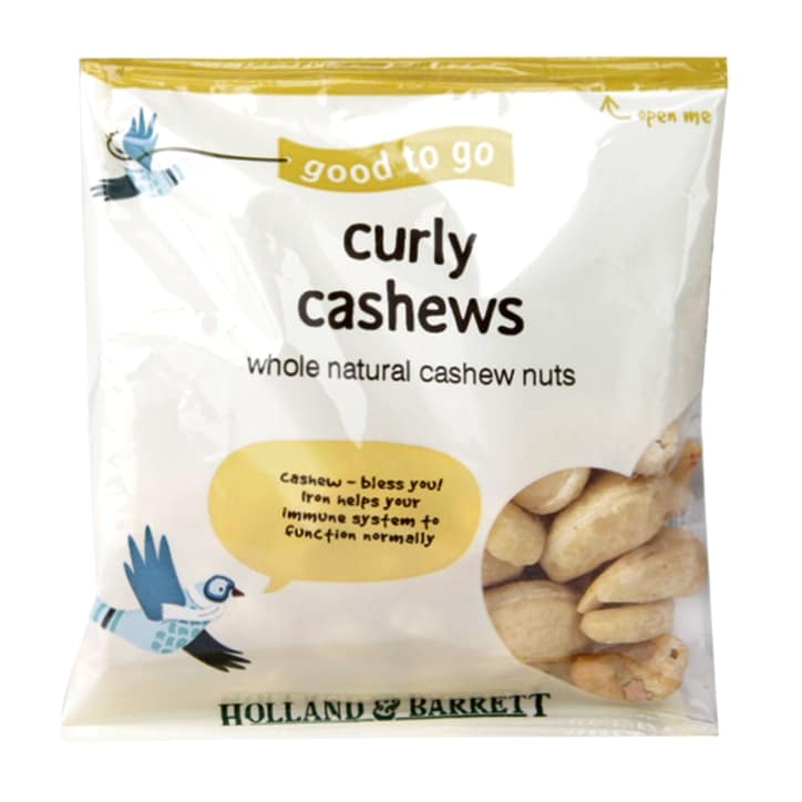 Holland & Barrett Cashew Nuts 40g Cashew Nuts Holland&Barrett   