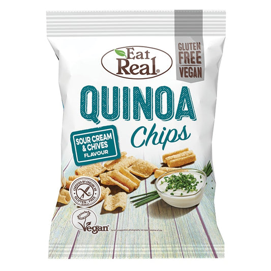 Eat Real Sour Cream & Chives Quinoa Chips 30g - McGrocer