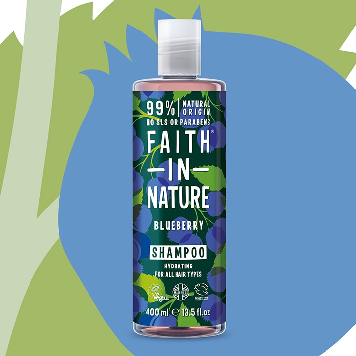 Faith in Nature Blueberry Shampoo 400ml Natural Shampoo Holland&Barrett   