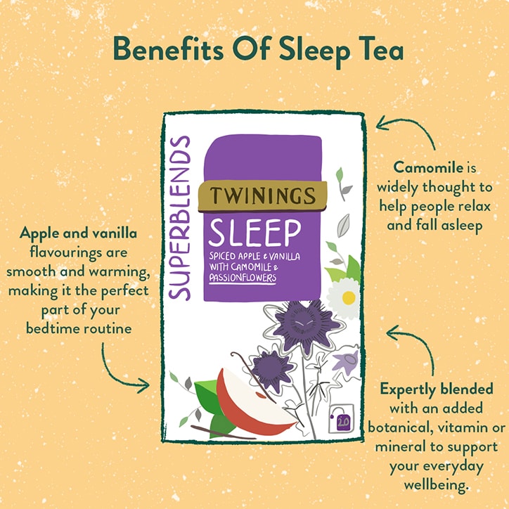 Twinings Superblends Sleep with Spiced Apple & Camomile, 20 Tea