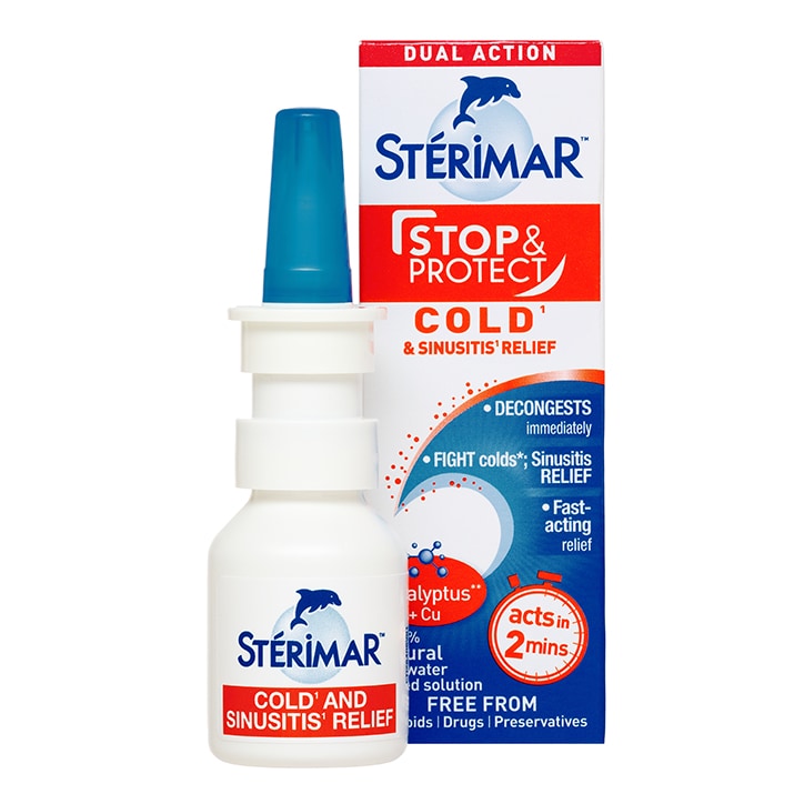 Sterimar Stop & Protect - Cold & Sinus Relief 20ml Immune Support Supplements Holland&Barrett   