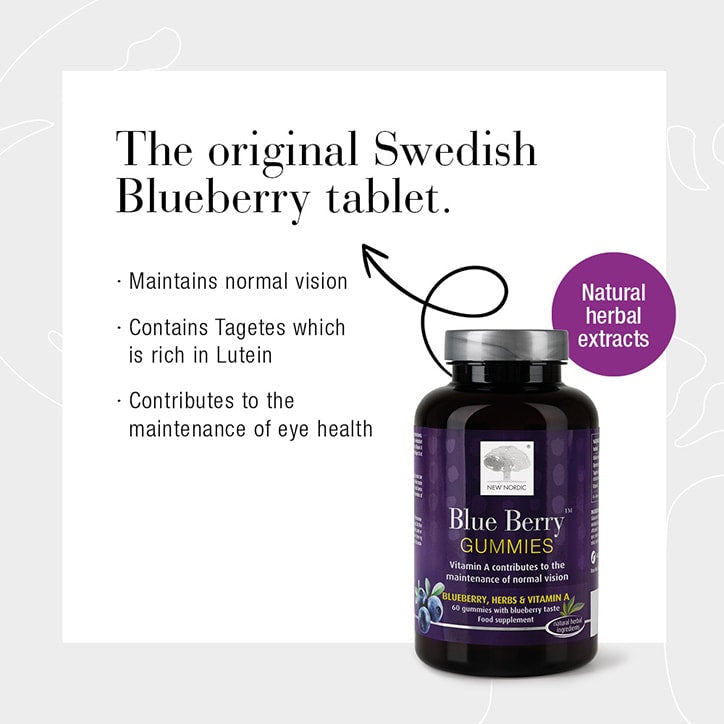 New Nordic Blue Berry 60 Gummies GOODS Holland&Barrett   