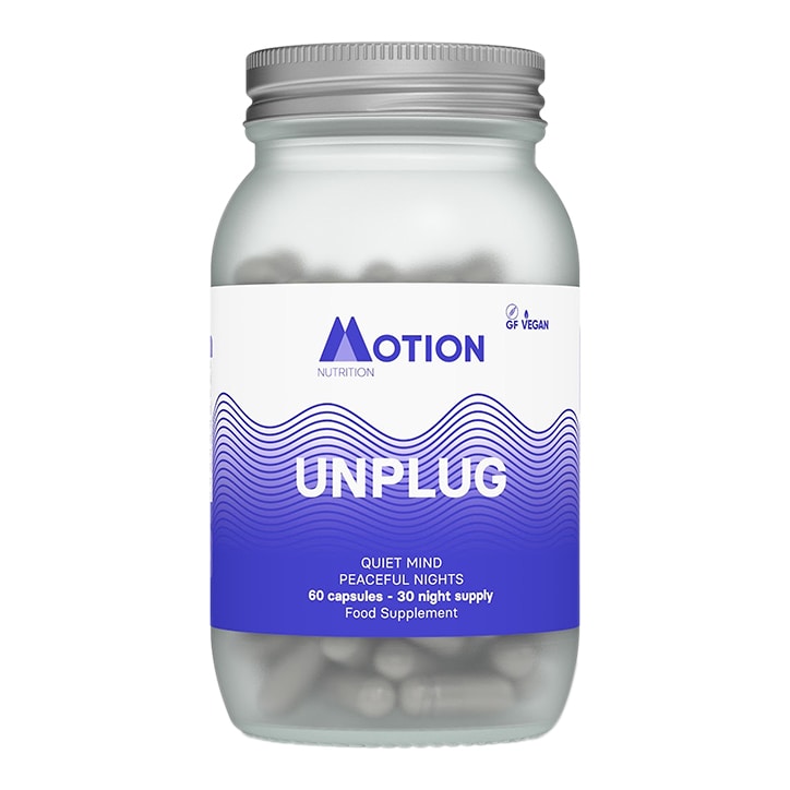 Motion Nutrition Night Time Unplug 60 Capsules 30 Day Supply