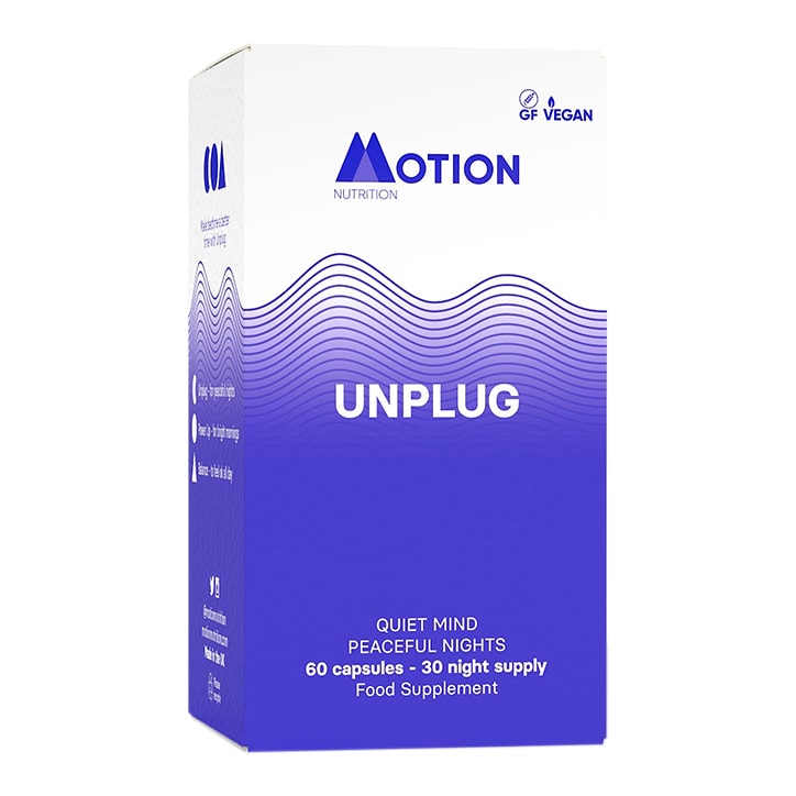 Motion Nutrition Night Time Unplug 60 Capsules 30 Day Supply