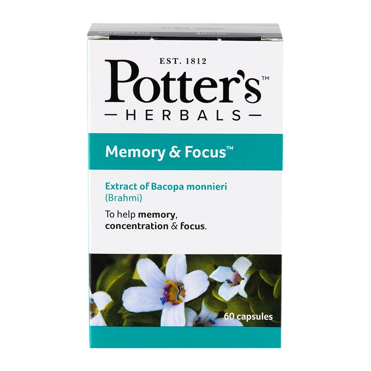 Potters Memory & Focus 60 Capsules