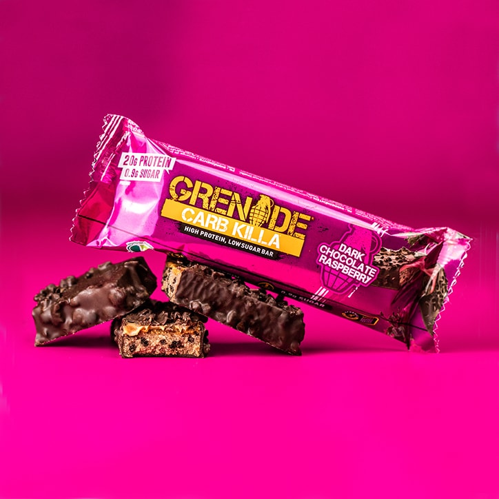 Grenade Carb Killa Dark Chocolate Raspberry 60g Protein Bars Holland&Barrett   