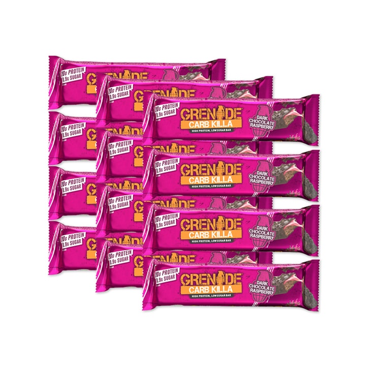 Grenade Carb Killa Dark Chocolate Raspberry 12 x 60g