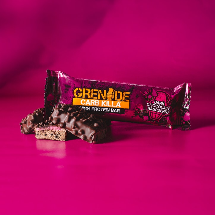 Grenade Carb Killa Dark Chocolate Raspberry 12 x 60g Protein Bars Holland&Barrett   