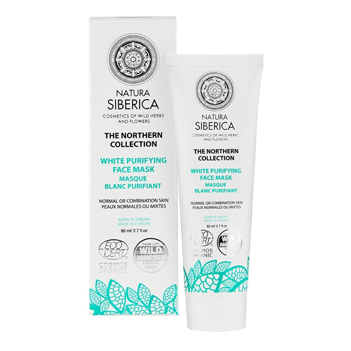 Natura Siberica Northern White Purifying Face Mask 80ml GOODS Holland&Barrett   