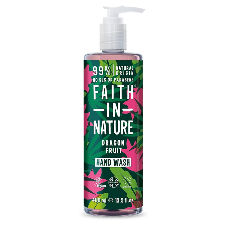 Faith In Nature Dragon Fruit Hand Wash 400ml Natural Hand Wash & Soap Holland&Barrett   