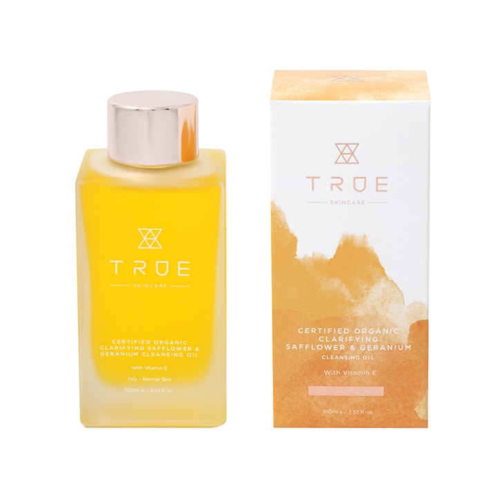 True Skincare Organic Clarifying Safflower & Geranium Cleansing Oil 100ml Face Oil & Serum Holland&Barrett   