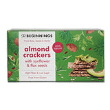 The Beginnings Almond Crackers 80g Crackers & Crispbreads Holland&Barrett   