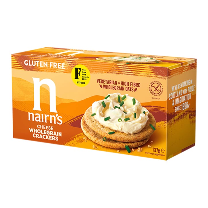 Nairn's Gluten Free Cheese Crackers 150g Crackers & Crispbreads Holland&Barrett   