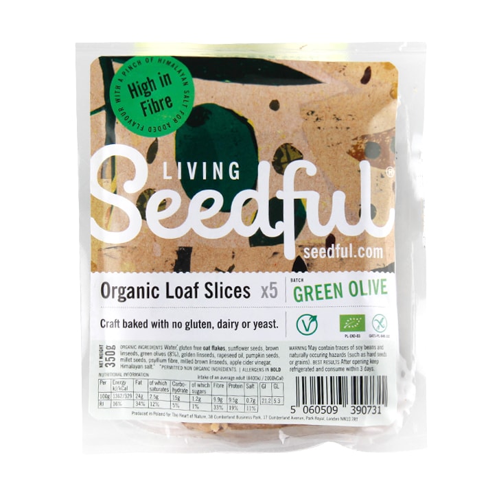 Seedful Organic Gluten Free Loaf & Olives 350g