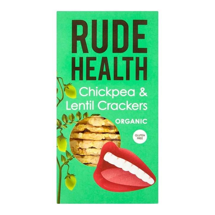 Rude Health Chickpea & Lentil Cracker 120g Crackers & Crispbreads Holland&Barrett   