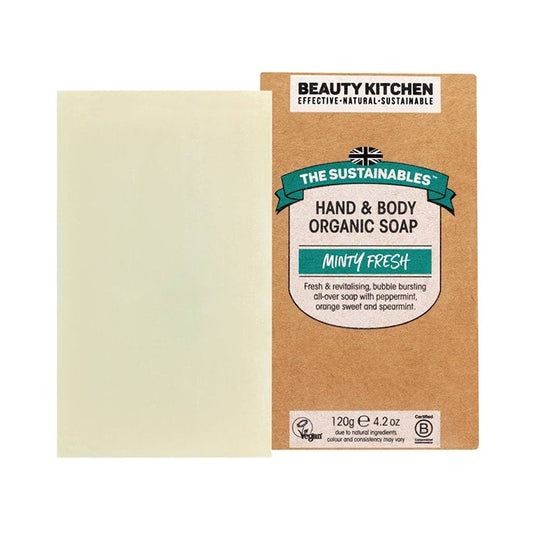 Beauty Kitchen The Sustainables Minty Fresh Hand & Body Organic Soap 120g Washing & Bathing Holland&Barrett   