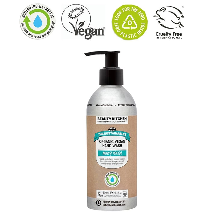 Beauty Kitchen Minty Fresh Organic Hand Wash 300ml