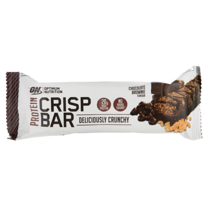 Optimum Nutrition Crisp Protein Bar Chocolate Brownie 65g Protein Bars Holland&Barrett   