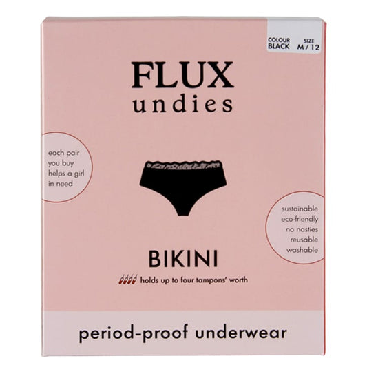 Flux Undies Period Proof Underwear - Bikini M Sanitary Towels & Panty Liners Holland&Barrett   