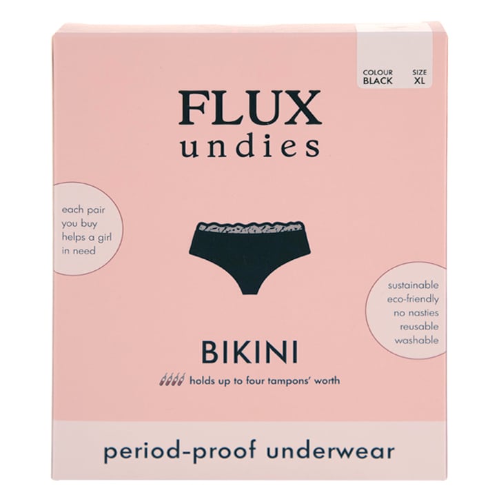 Flux Undies Period Proof Underwear - Bikini XL Sanitary Towels & Panty Liners Holland&Barrett   