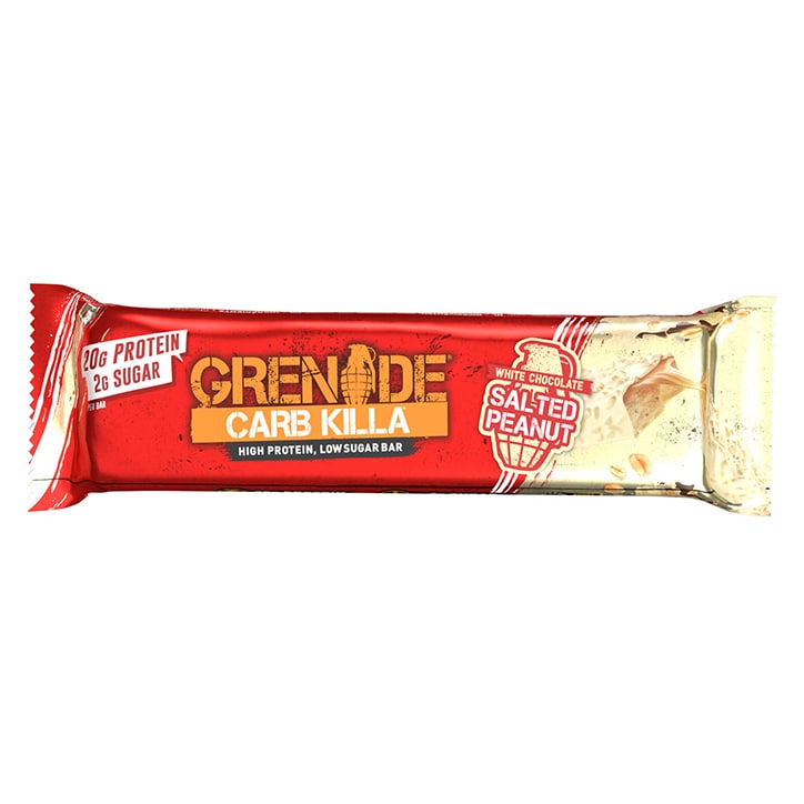 Grenade Carb Killa White Chocolate Salted Peanut 60g Protein Bars Holland&Barrett   