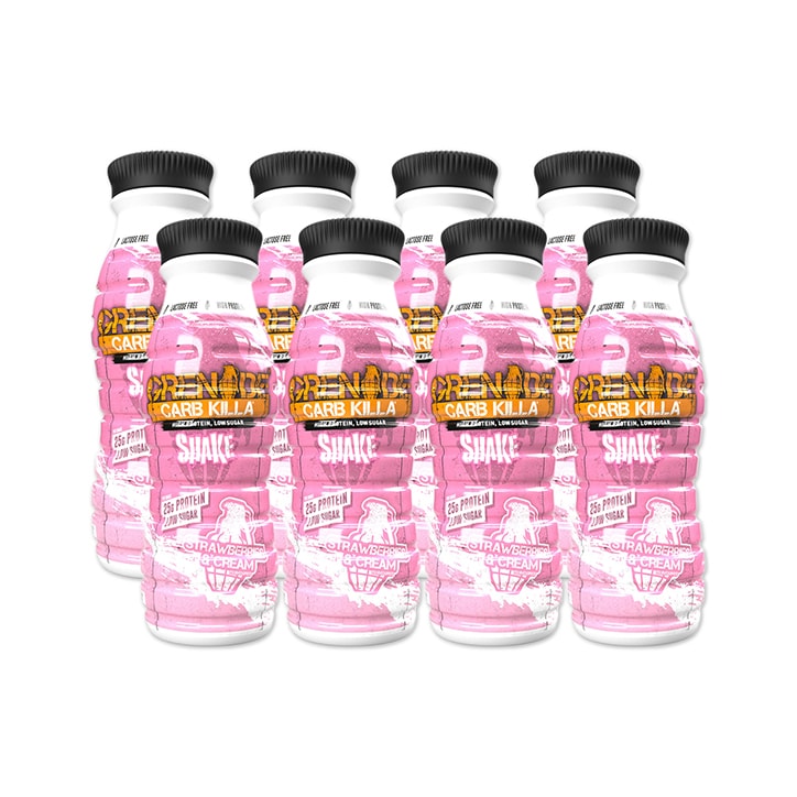 Grenade Carb Killa Shake Strawberries and Cream 8 x 330ml