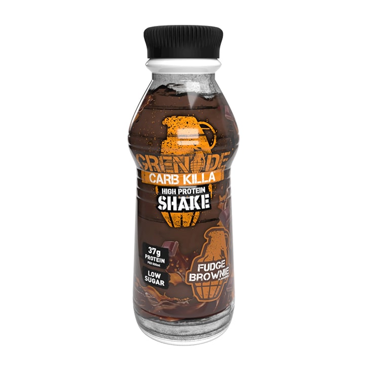 Grenade Carb Killa Shake Fudge Brownie 500ml Protein Drinks Holland&Barrett   