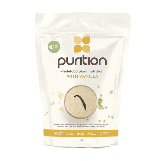 Purition Vegan Wholefood Nutrition Vanilla 250g Meal Replacements Proteins & Shakes Holland&Barrett   