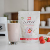 Purition Vegan Wholefood Nutrition Strawberry 250g Meal Replacements Proteins & Shakes Holland&Barrett   