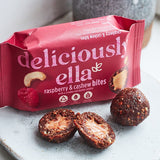 Deliciously Ella Raspberry & Cashew Nut Butter Bites 36g Sweet Snacks Holland&Barrett   