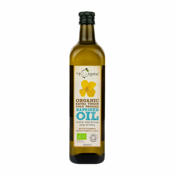 Mr Organic Organic Cold Pressed Rapeseed Oil 750ml