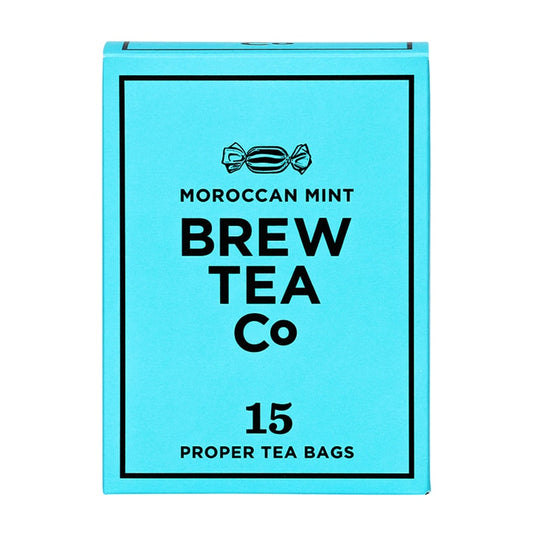 Brew Tea Co. Moroccan Mint Tea 15 Teabags Peppermint Tea Holland&Barrett   