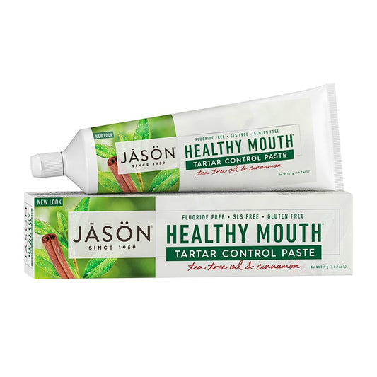 Jason Healthy Mouth Tartar Control Paste 119g Toothpaste Holland&Barrett   