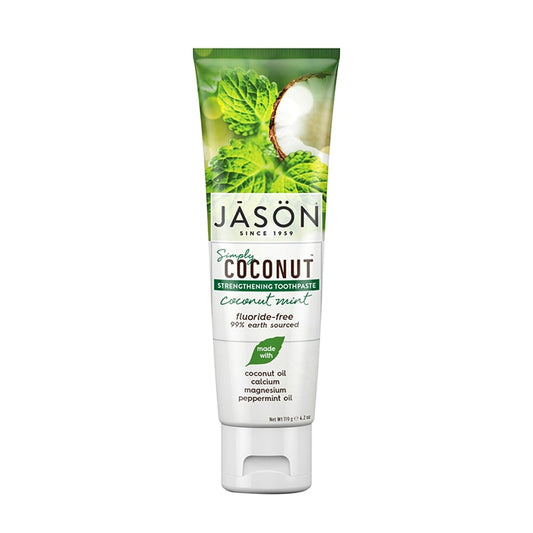 Jason Simply Coconut Mint Strengthening Toothpaste 119g Toothpaste Holland&Barrett   